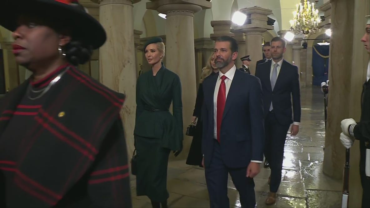 Trump children arrive at inauguration